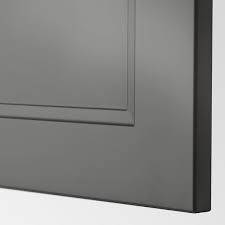 We have an ikea bodbyn kitchen and while ikea do have a lovely wide 80cm belfast style sink it has double bowls giving you two slightly less functional sinks. Axstad Dark Grey Door 60x140 Cm Ikea