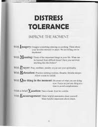The Art Of Dialectical Behavior Therapy Distress Tolerance Dialectical Behavior Therapy Distress Tolerance Dbt Therapy