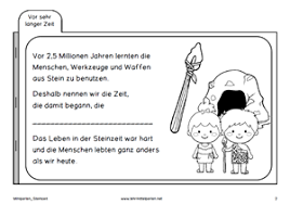 Miniperlen Steinzeit Grundschule Lehrmittel