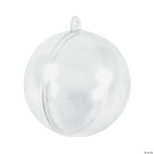 The plastic ornaments are cheaper than the styrofoam so i went with the plastic. Diy Large Clear Christmas Ornaments