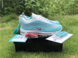 Popular Nike Air Max 97 Shanghai Kaleidoscope Ice Blue Red White Nike Air Max Nike Air Max 97 Air Max