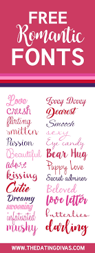 You'll be guided through idea generation and character design and given tips on ways to govern space to create balance and h. 153 Of The Best Free Love Fonts For Every Occassion The Dating Divas