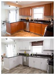 painted kitchen cabinet makeover