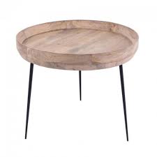 This modern coffee table is both fun and elegant. Luna Round Coffee Table Natural 740x420 Mm Round Coffee Table Coffee Table Coffee Table Nz