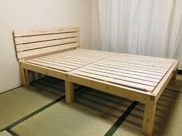 diy making a double bed from 2 ４lumber ツーバイ材でベッドを作る youtube ダブルベッド 手作り ベッド ダブルベット