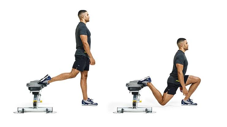 Single-Leg Chair Squat execution, AI generated