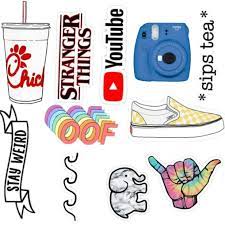 Sticker Sheet Aesthetic Stickers Sticker Sheets Tumblr Stickers