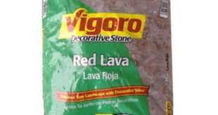 Vigoro lava rock for fire pit. Vigoro 0 5 Cu Ft Bagged Decorative Stone Red Lava Rock 440897 The Home Depot Stone Decor Landscaping With Rocks Lava
