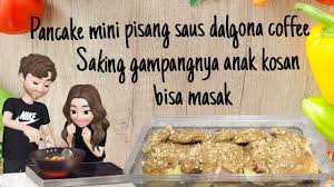 Pancake ini adalah pancake pisang yang pastinya juga sehat dan memiliki banyak. Pancake Mini Pisang Saus Dalgona Coffee Youtube