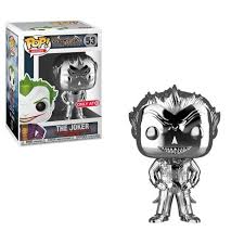 Target released their glow in the dark rex funko pop from fortnite alongside a bunch of other exclusives the other day. Funko Pop Heroes Dc Comics Batman Arkham Asylum The Joker Silver Chrome Nycc Debut Target