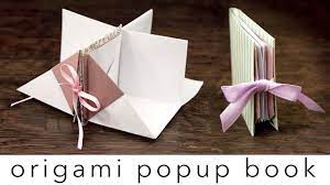 Learn How To Make An Origami Popup Book Follow My Step By Step Instructions This Book Opens Up Into 4 Sections Like A Book Origami Origami Tutorial Diy Book