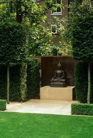 Harpur Garden Images Ren124 Zen Oriental Buddha Japanese Style Formal Smart Chic Design Lawn Grass Tilia Lime Garden Images Buddha Garden Meditation Garden