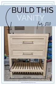 A wide variety of farmhouse bathroom vanity options are available to you, such as project solution capability, design style, and warranty. Build This Bathroom Vanity For 120 Crafted By The Hunts Diy Bathroom Vanity Diy Furniture Plans Diy Furniture