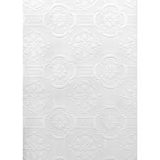 A textured wallcovering with a tough surface suitable for high traffic areas. Brewster Paintable Reuben Ornate Tiles Vinyl Peelable Wallpaper Covers 56 4 Sq Ft 497 99422 The Home Depot Paintable Wallpaper Brewster Wallpaper Tile Wallpaper