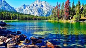 Beautiful Lake Mountain Forest Desktop Wallpapers Beautiful Places To Travel Most Beautiful Places Beautiful Lakes
