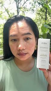 If your aiming for no make up make up look this is perfect sunscreen for  you. @dalba_global #uvsunscreen #koreansunscreen