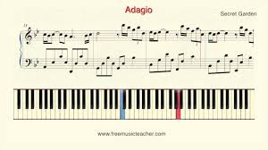 Bellow is only partial preview of hatikvah for trombone and piano sheet music, we give you 3 pages music notes preview that you can try for free. Secret Garden Adagio Youtube
