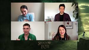 Jessie mei li with ben barnes on 'shadow and bone.' (netflix). Jessie Mei Li Ben Barnes Archie Renaux Talk Shadow And Bone Youtube