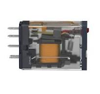 Square D RPM12BD 24 VDC 15 Amp 1NO 1NC Din Rail/Panel Mount Plug-In Relay