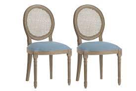 Declikdeco.com, le site n°1 de la vente de déco et meuble design pas cher, met tout en œuvre chaque jour pour vous satisfaire. Chaise Medaillon Pas Cher Bois Patine Et Tissu Colore Lot De 2 Hellin