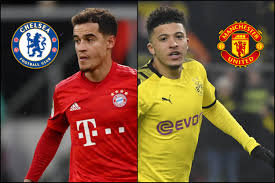The england international's proposed move to old trafford looks to be progressing well, according to the daily mirror, who claim he'll take the 7 jersey off. Philippe Coutinho Or Jadon Sancho Chelsea Face Transfer Decision As Manchester United Battle Heats Up Papsonsports Football Golf Basketball More