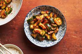 Spicy Korean Cucumber Pickles (Oi Muchim) Recipe