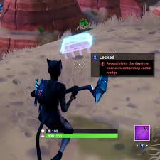 This guide will show you the location and how to complete the 82nd fortbyte. Fortnite Fortbyte 81 Location Accessible In Daytime Near Mountain Top Cactus Wedge
