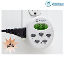 Set Of 2 Westinghouse Easy Set Digital Timers For Lights Electronics 10 00 Our Price Digital Timer Westinghouse Timers