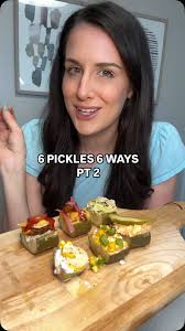 Let me know which pickle combos I should try next!!💖🥒, #picklechallenge  #6pickles6ways #6eggs6ways #picklelover #pickles #pickle