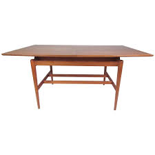 Stylish Danish Modern Floating Top Teak Dining Table Teak Dining Table Dining Dining Table