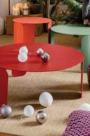 Set (round coffee table & chairside table) $1,328.00 extra 10% off use: Low Metal Table Colourful Modern Indoor Coffee Table Outdoor Coffee Table Kids Play Table Fermob Beebop Lo Outdoor Coffee Tables Fermob Kids Play Table