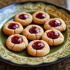 Vegan Almond Butter Thumbprint Cookies