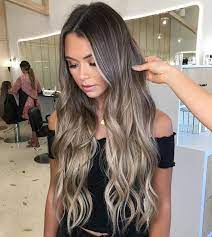 Icy Blonde Balayage On Brown Hair Brownhairbalayage Balayage Blonde Brown Brownhairlo Brown Hair Balayage Brown Hair With Blonde Balayage Hair Styles