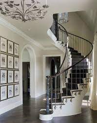 Maple Leaves Sycamore Trees Gallery Walls Foyer Design Curved Staircase Staircase Design