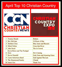 April 2016 Christian Country News Chart Southern Gospel