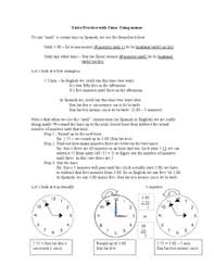 Spanish language printable worksheets i abcteach provides over 49,000 worksheets page 1. Telling Time In Spanish Lesson Plans Worksheets