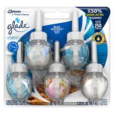 Should they be set to high or low? Glade 3 35 Fl Oz Blue Odyssey Scented Oil Plug In Air Freshener Refill 5 Pack 306014 The Home Depot