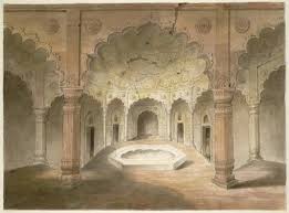 Bath Chambers In The Agra Palace Located On The Northern End Of The Palace S Quadrangle The Royal Bath Or Hammam Is Found With A Taj Mahal Art Agra Fort Agra