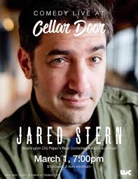 Back at the Cellar Door, March 1st!