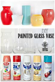 You can paint so many different things using glass paints. Diy Painted Glass Vase Creative Cain Cabin Diy Vase Diy Glass Painted Glass Vases