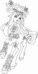 monster high coloring book best of free printable pages fawntine fallowheart mo cartoon cute coloriage voiture monstre