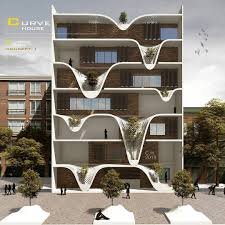 Curve House Concept By Ramin Abbasi Ja Architecture Design Apartment Architecture Sustainable Architecture