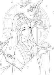 Mathematically precise 2d squares, circles, triangles, and star shapes Free Download Chinese Portrait Coloring Book Pdf In 2021 Coloring Books Cute Coloring Pages Disney Princess Coloring Pages