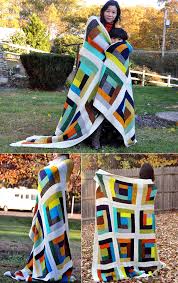 Maybe you would like to learn more about one of these? Free Pattern Friday Log Cabin Blanket Espace Tricot Blog