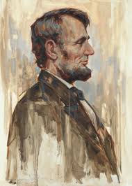 Freedom's Hero by Dan Wilson Abraham Lincoln president of the united states  freedom for slaves beard bow tie