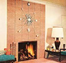Buy brick fireplace in fireplaces and get the best deals at the lowest prices on ebay! Everything You Need To Design Your Mcm Fireplace Mid Century Living Room Retro Living Rooms Mid Century Modern Living Room