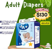 A+ Adult DIAPERS NOW BACK IN STOCK . available in sizes of L ...