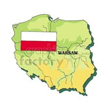 Poland country flag inside country border map design suitable for a logo icon design. Poland Flag And City Of Warsaw Clipart Commercial Use Gif Jpg Wmf Svg Clipart 148739 Graphics Factory