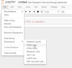 Create A Raw Python File In Jupyter Notebook Stack Overflow