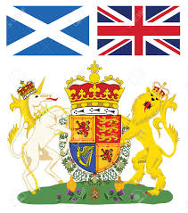 Das königliche wappen schottlands war das offizielle wappen der könige schottlands und des königreiches schottland bis 1707. Scottish Konigliche Wappen Mit Flags Von Schottland Und Grossbritannien Lizenzfrei Nutzbare Vektorgrafiken Clip Arts Illustrationen Image 6387910